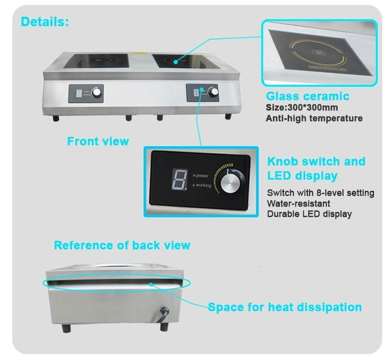 Double burner electric induction hobs   4
