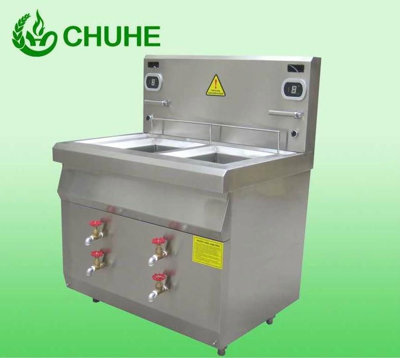 Freestanding double commercial deep fryers 3