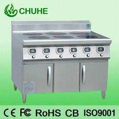 6 burner commercial electric range 