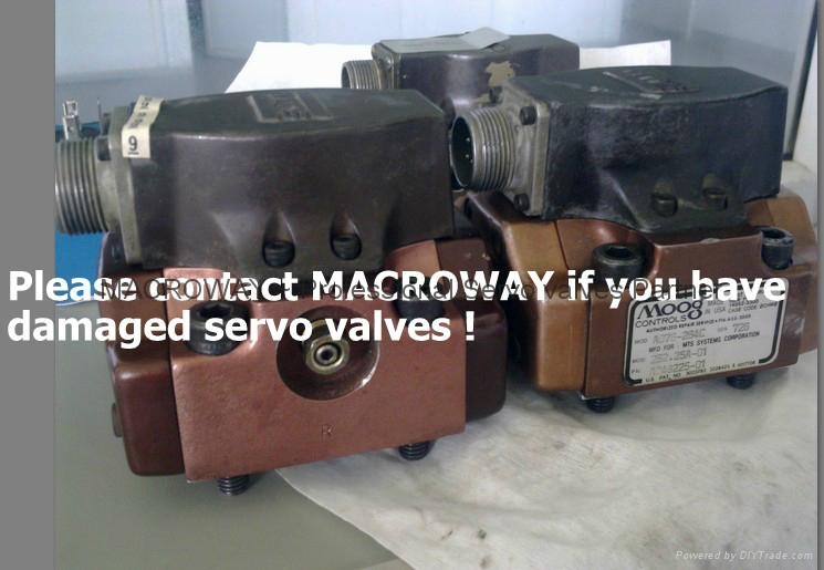 Repair servo vale/Servo valves repairing service Any model Macroway