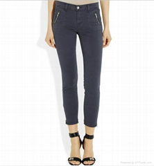 2012 hotsale sexy women jeans pants stocklot short woman jeans 