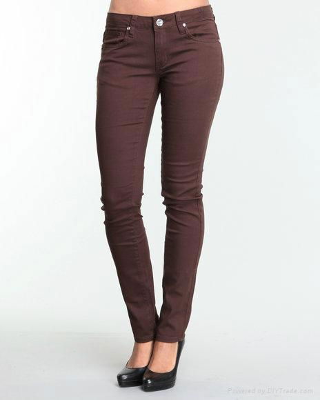 2013 newest fashion high wait woman skinny denim jeans  4