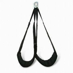 Leg Raise Strap, Made of EVA Foam, Webbing, Cloth and Steel Carabiner