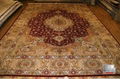 silk rugs red color 1