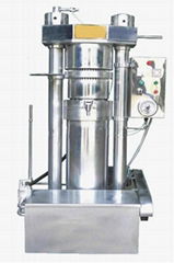 Hydraulic sesame oil press machine