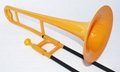 New !!! Plastic Trombone - Yellow 2