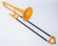 New !!! Plastic Trombone - Yellow 4