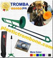 New!!! Plastic Trombone - Green 1