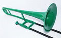 New!!! Plastic Trombone - Green 4