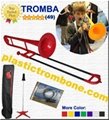 New!!! Plastic Trombone - Red