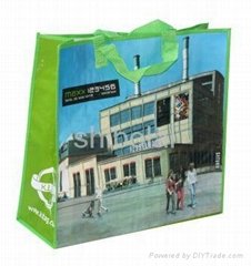 printed PP woven bag shopping bag packaging bag