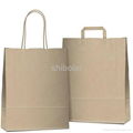 brown kraft paper bag printed paper bag