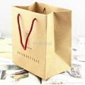 brown kraft paper bag printed paper bag shopping paper bags packaging bag 2