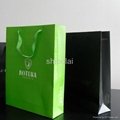 custom cheap white art paper bags with