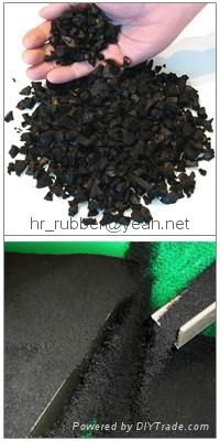 Tyre rubber granules