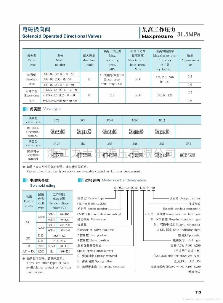 电磁换向阀 5