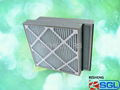 paper frame pleated air filter