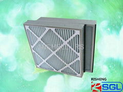 paper frame pleated air filter 