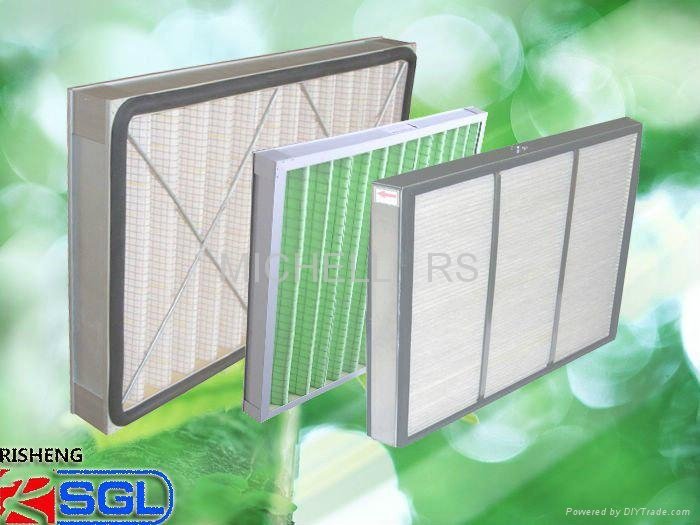 Best-selling  pleated panel air filter 