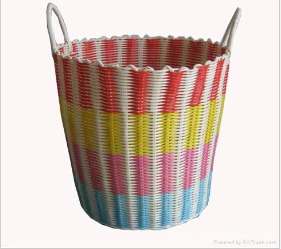 Sell laundry basket/pp woven basket/storage basket/straw basket 2