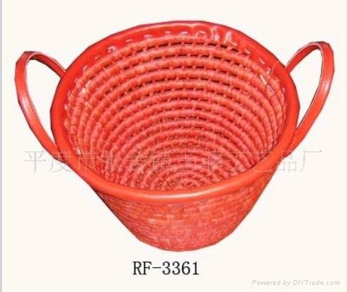 Sell laundry basket/pp woven basket/storage basket/straw basket 3