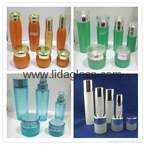 lotion glass bottles