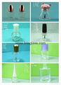 Nail polish glass bottle
