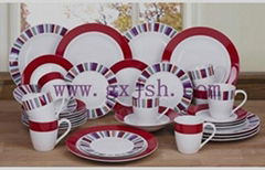 32pcs round dinner set