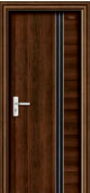 cheap interior steel wood door