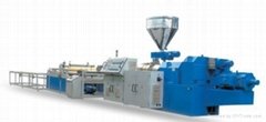 PVC Wave Plate and Trapezia-Shaped Plate Production Line