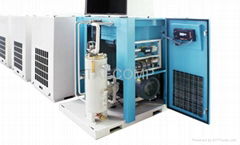 Direct driven water cooling,screw air compressor,water cooling