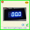 31/2 digital display panel meter of AC 2A current