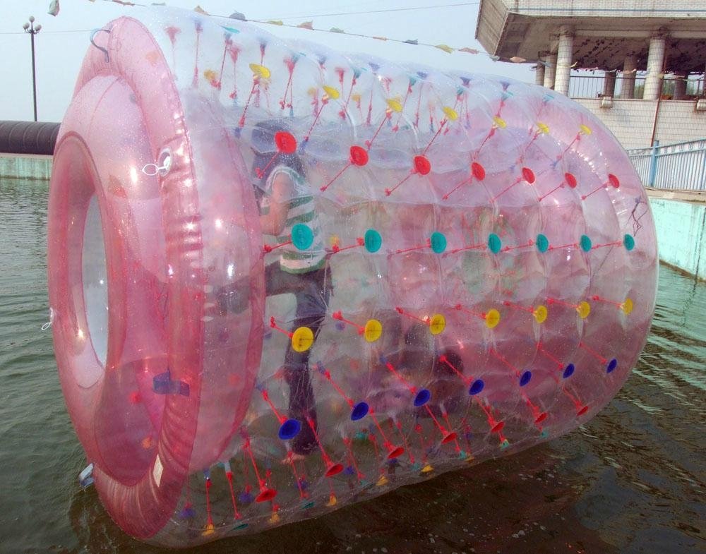 Hot selling colorful inflatble water roller for sale 3
