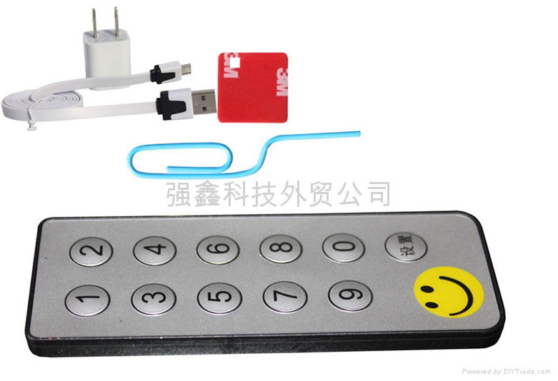 Phone anti-theft alarm stents with remote control L rechargeable 4