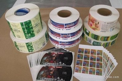 special shape sticker printing、adhesive label printing 2