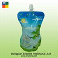 Stand up liquid milk pouch with spout 5