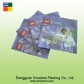 Colorful plastic laminated toy packaging bag for children 1