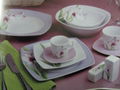 Big side square shape 67pc dinner set