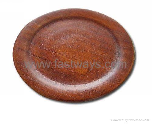 Wooden round tray with high quality 2