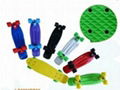 22.5''x6'' PP plastic skateboard