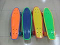 22.5''x6'' PP plastic skateboard 1