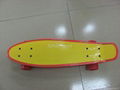 22.5''x6'' PP plastic skateboard 4