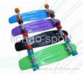 28''x7'' PP plastic skateboard