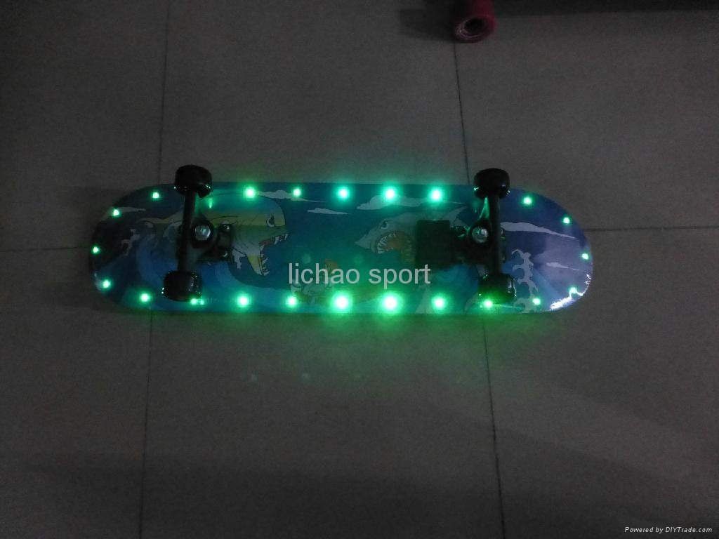 3108 skateboard with LED light