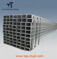 Galvanized  rectangular steel tube