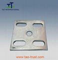 Galvanized embedded plate