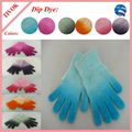 70% Acrylic 30% Angora Dip Dye Magic Glove, Unlined