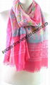 100% Polyester Ladies Fashion Ethnic Scarf 200*80cm 5