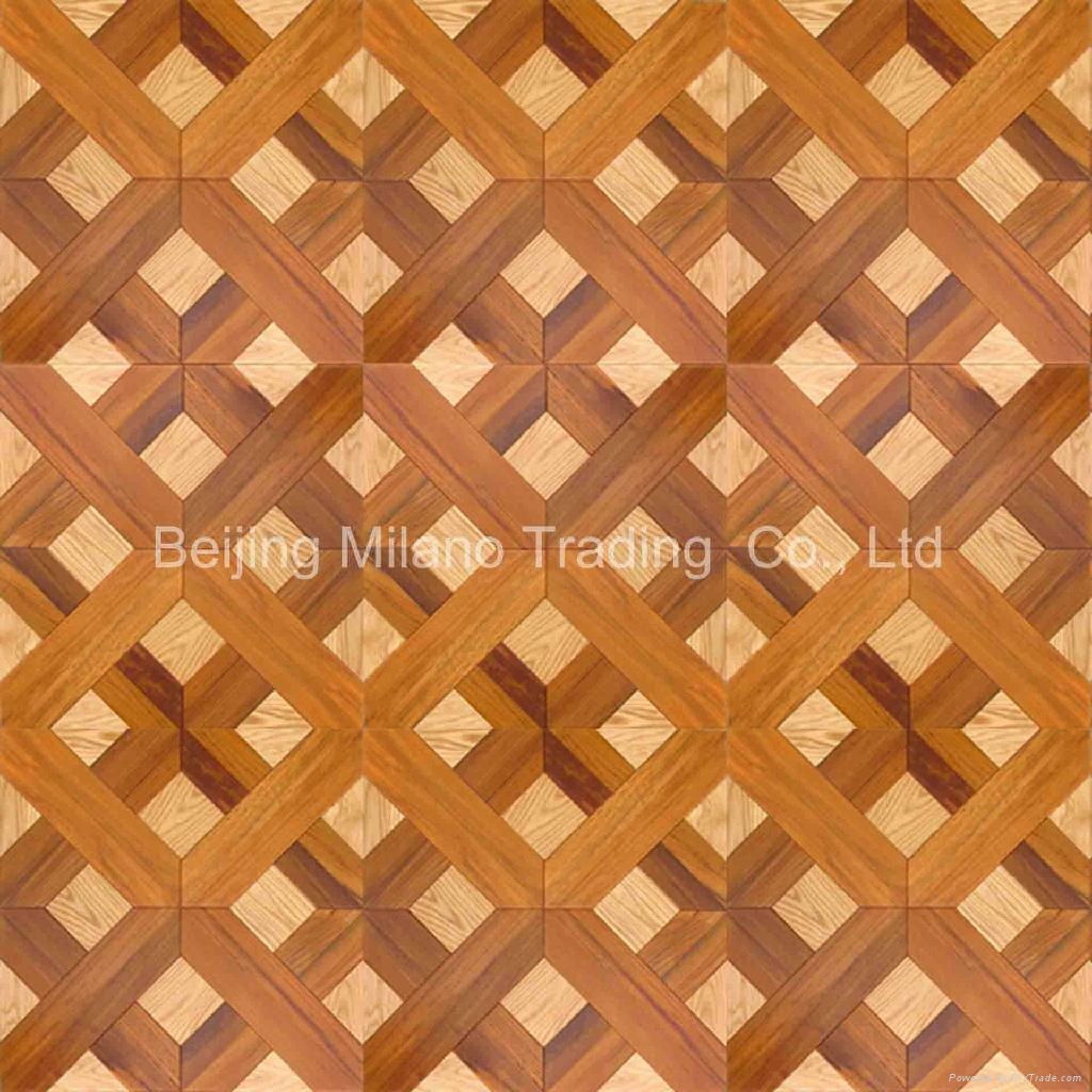 custom logo wood parquet flooring