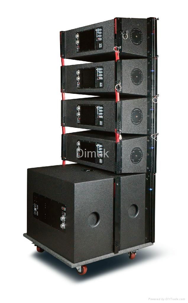 dual 8 inch active  line  array speaker  2